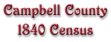 1840 Campbell County Census