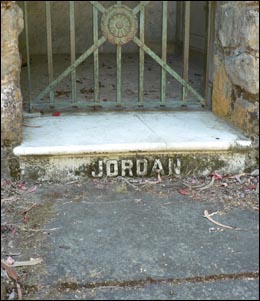 Jordan Mausoleum, detail