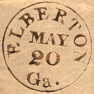 Elberton postmark.