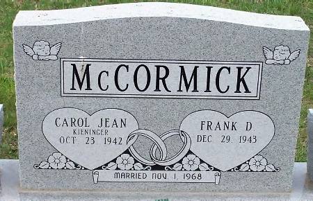 Frank and Carol Jean McCormick