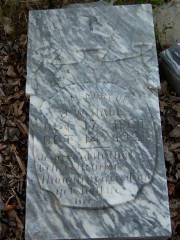 James William Hall 17 Oct 1860-14 Oct 1921