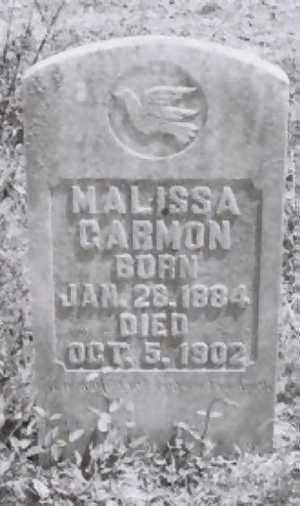 Malissa Garmon, Born Jan 28, 1884, Died Oct 5, 1902