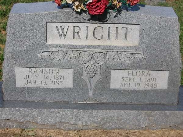 Ransom and Flora Wright