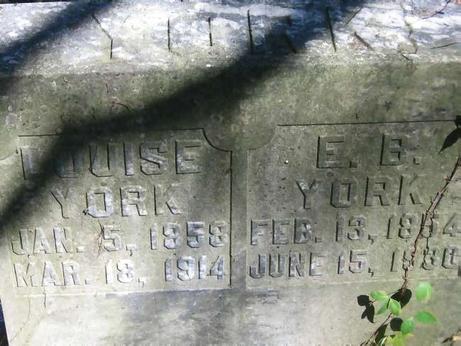 E.B. and Louise York