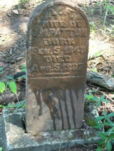 Amanda F. Patton, 5 Feb 1840 - 5 Apr 1867