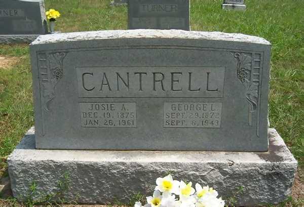 George L. and Josie A. Cantrell