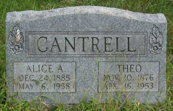 Theo and Alice A. Cantrell
