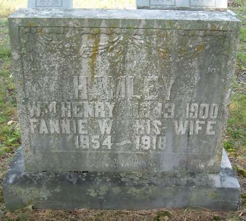 Wm. Henry and Fannie W. Hamley