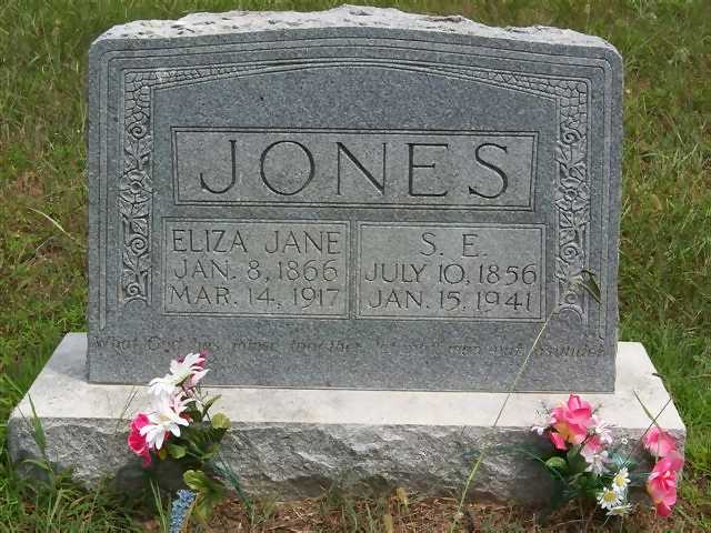 S.E. and Eliza Jane Jones