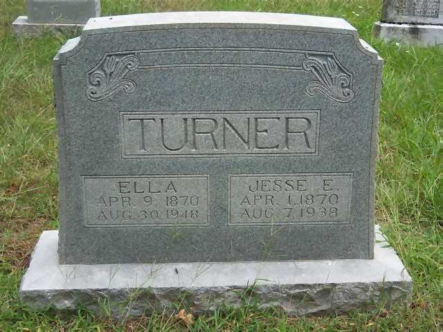 Jesse E. and Ella Turner
