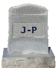 J-P cemeteries button
