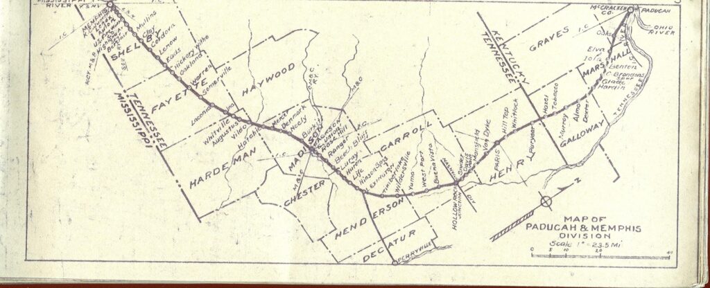 NC & StL Railroad Map – Henderson County TNGenWeb