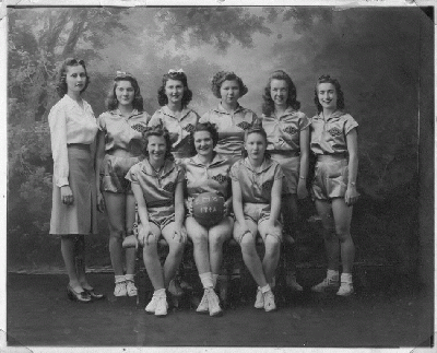 Belfast High School, Girls' Basketball Team, 1942