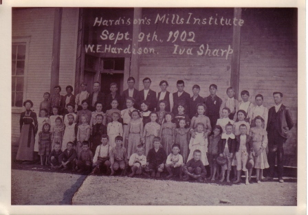 Hardiison's Mill Institute students 1902