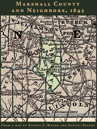 Historic Map of Marshall County by Fred Smoot