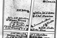 1899 County Survey Map Chapel Hill