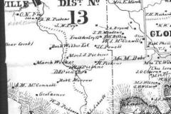 1899 County Survey Map District 13