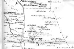 1899 County Survey Map District 5