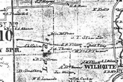 1899 County Survey Map District 10 East