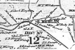1899 County Survey Map District 12 North