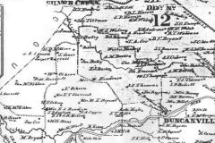 1899 County Survey Map District 12 South