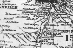 1899 County Survey Map District 15 West