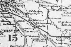 1899 County Survey Map District 15 East