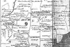 1899 County Survey Map District 9