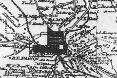 1899 County Survey Map Lewisburg Outskirts