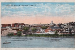Bird's-eye view of Clarksville