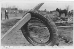 Impaled Tire from Deceased Resident's Car