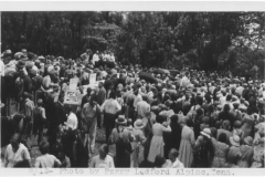 Crowd Gathered at Funeral