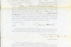 Benoni Stinson Enlistment