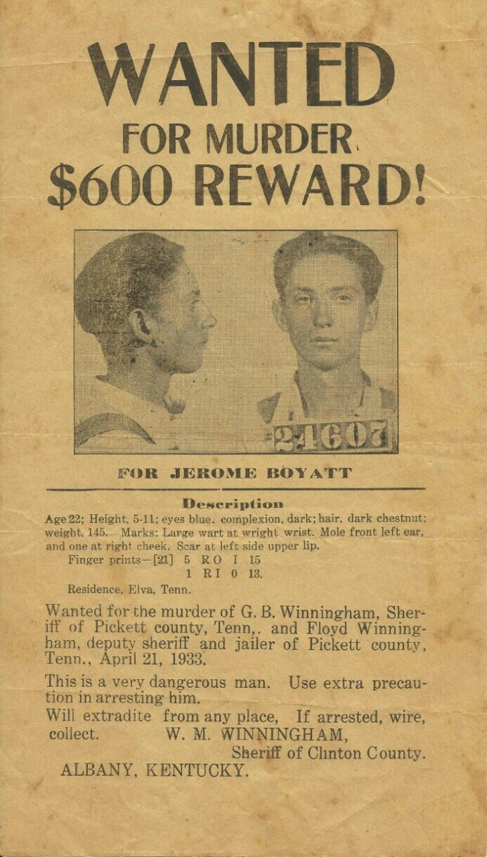 Jerome Boyett Wanted Poster