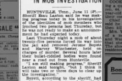 Boyatt Mob Update