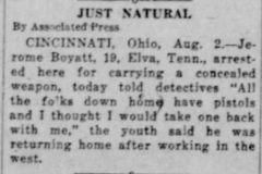 Jerome Boyatt Arerested in  Cincinnati