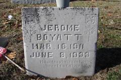 Jerome Boyatt Gravestone