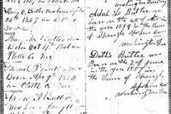 Thomas & Jane (Turner) Butler Bible Page 4