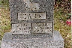 Willie Carr 1948 / Shelia 1942