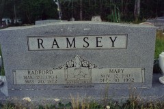 Radford Ramsey 1972 / Mary 1992