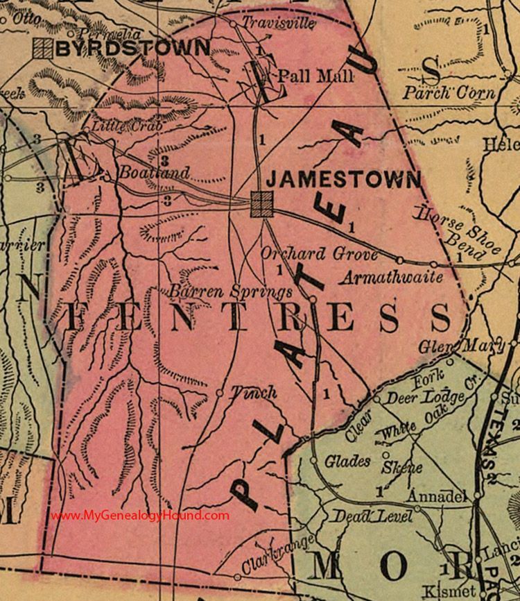 Fentress County About 1888