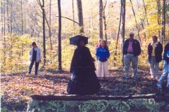 Nancy Curtis telling about mourning customs during the 1800\'s