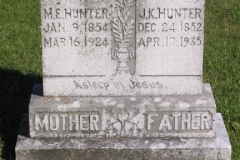 M. E. Hunter and J. K. Hunter