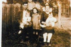 Lonnie Beckam Bertram Family, about 1940