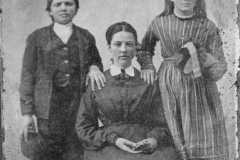Family of William Ervin Bertram: Martha (West),, Samuel Alonzo, and Tennessee Alice