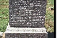 Tombstone for Hugh Dunlap and Susanna Gilliam Dunlap