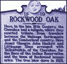 Rockwood Oak historical marker
