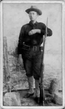 Henry L. Halburnt (1879-1958) in Spanish-American War Uniform