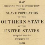 1860 Slave Distribution Map Title