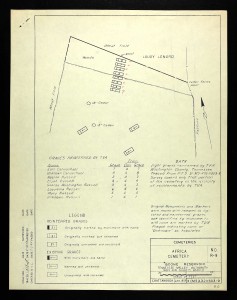 Africa Cemetery TVA Grave Relocation Map